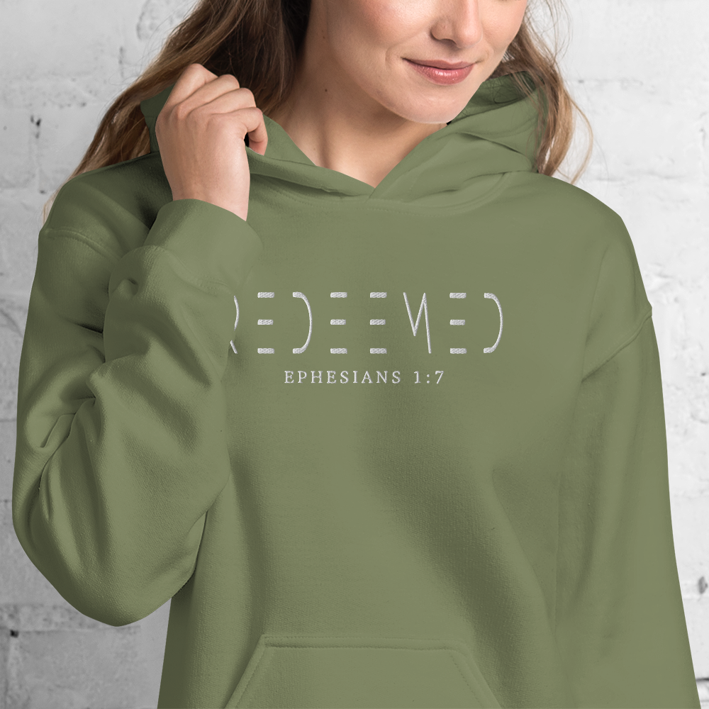 Redeemed Embroidered Hoodie