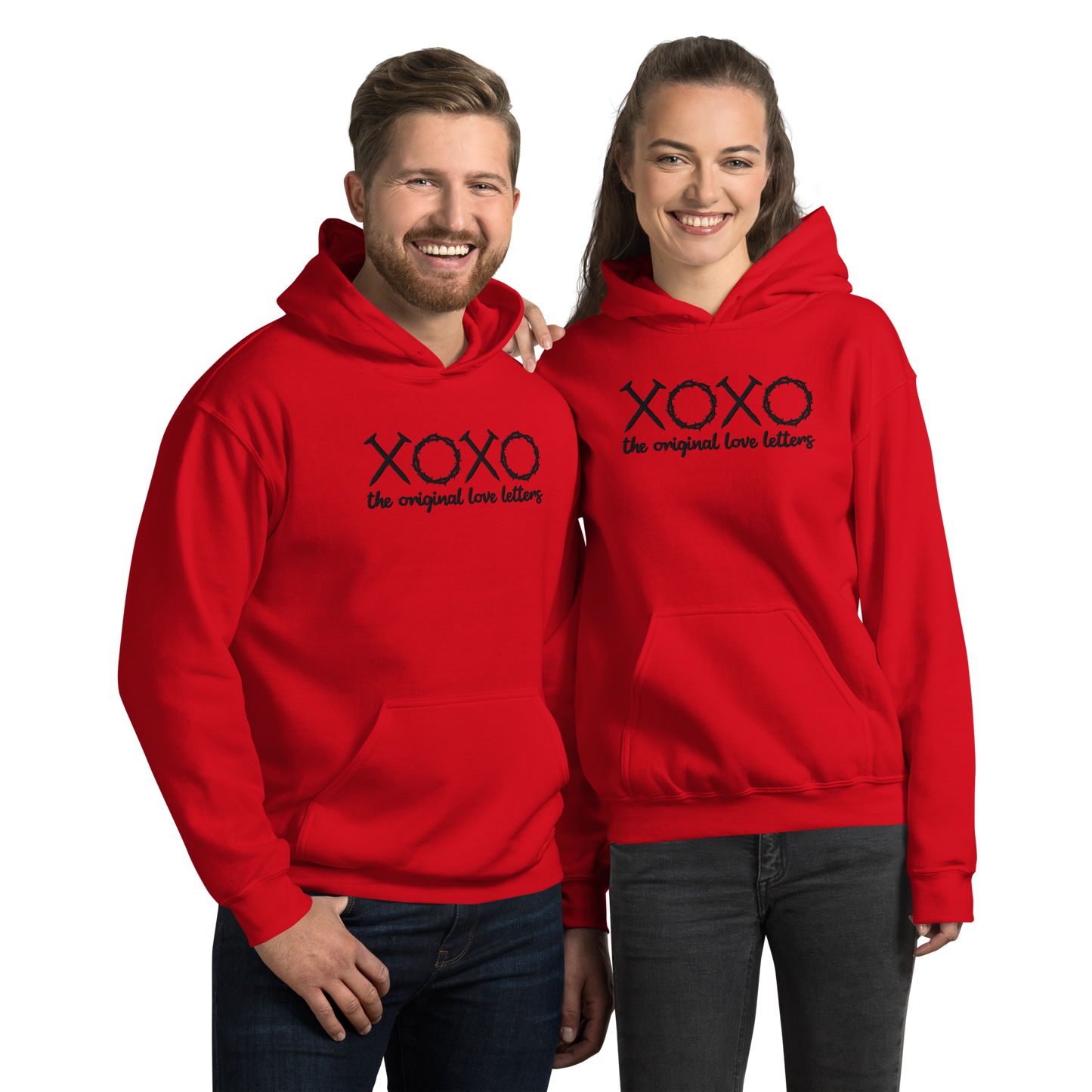 XOXO The Original Love Letters Embroidered Hoodie