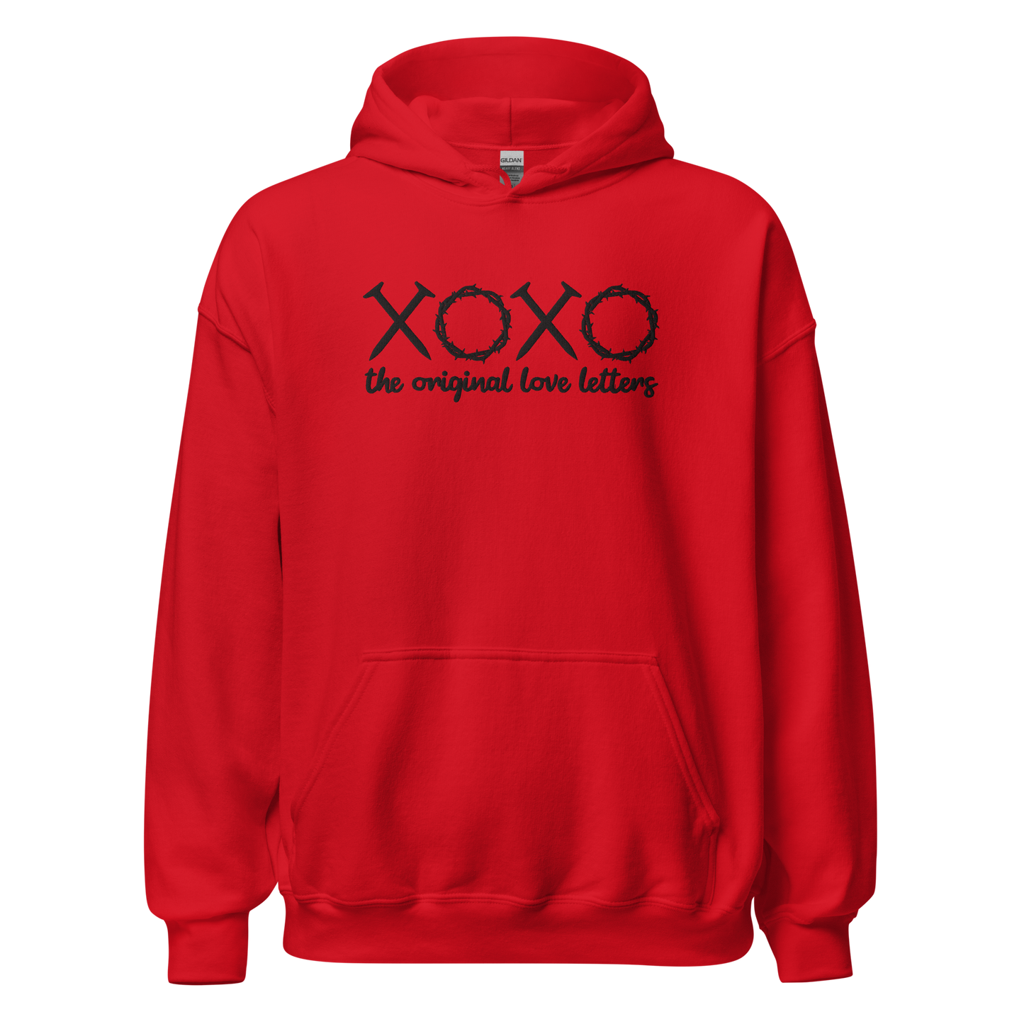 XOXO The Original Love Letters Embroidered Hoodie