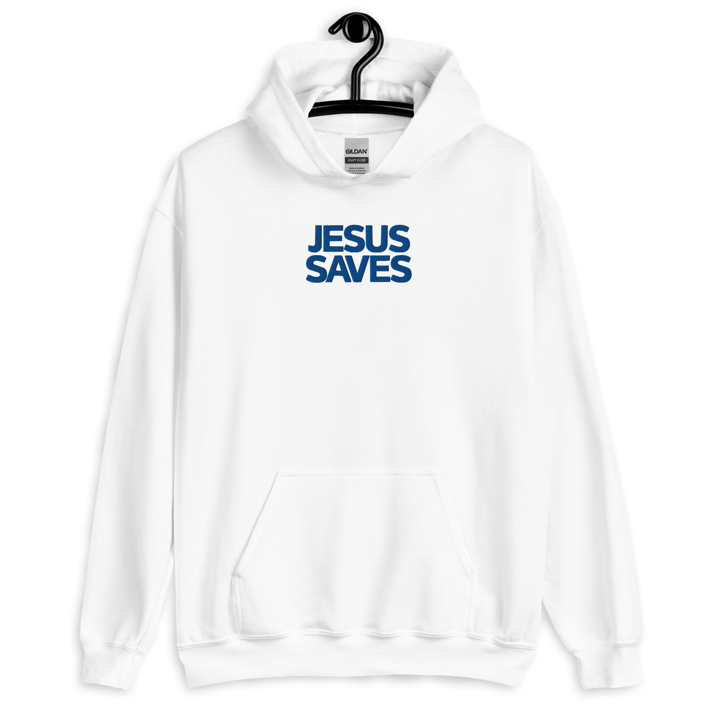 Jesus Saves Embroidered Hoodie