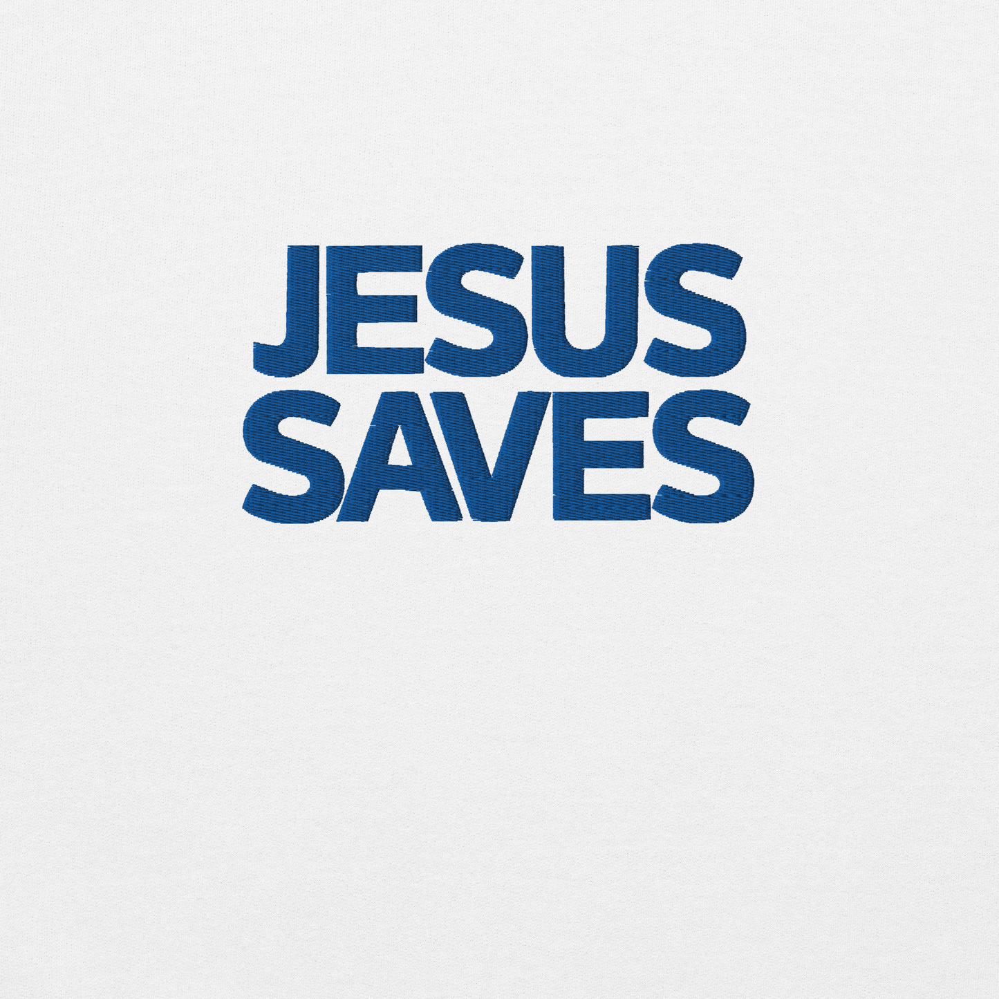 Jesus Saves Embroidered Hoodie