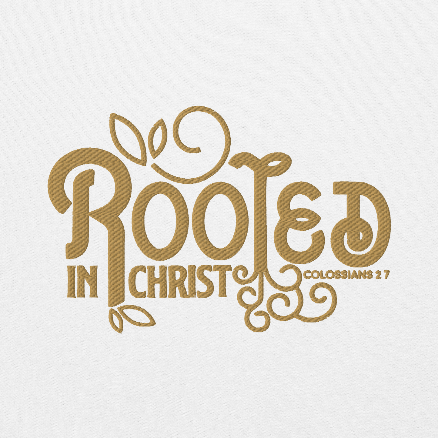 Rooted in Christ Embroidered Hoodie