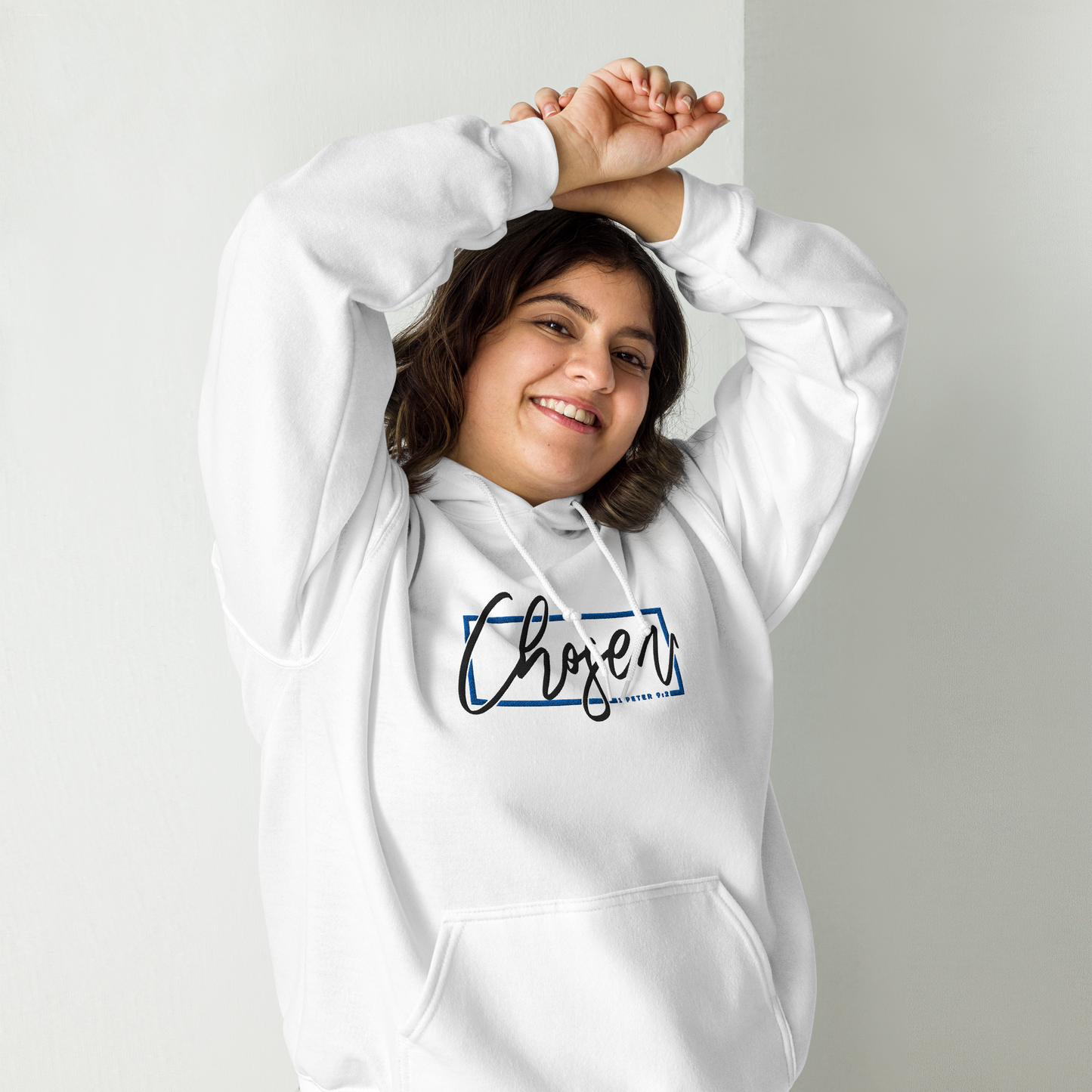 Chosen 1 Peter 9:2 Embroidered Hoodie