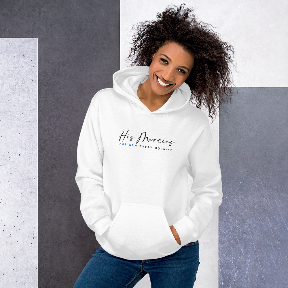 His Mercies Are New Every Morning Embroidered Hoodie