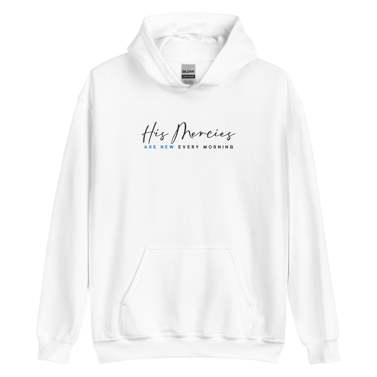 His Mercies Are New Every Morning Embroidered Hoodie