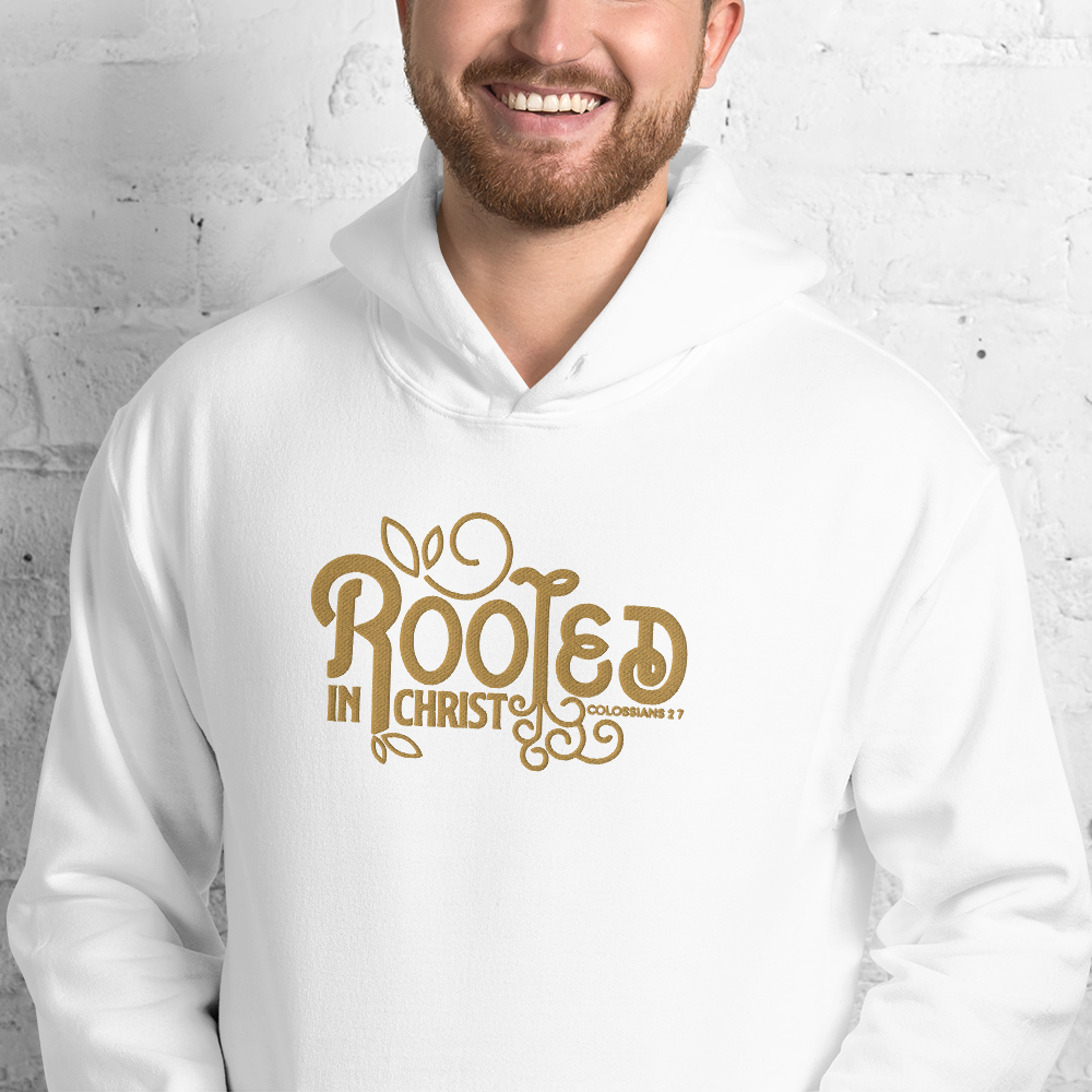 Rooted in Christ Embroidered Hoodie